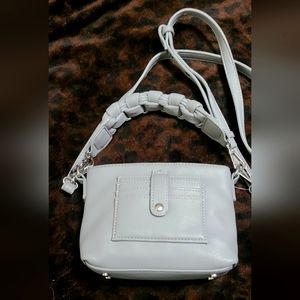Inc Martha silver cross body knotted handbag